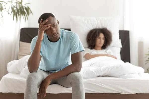 Man upset about ED symptoms Shirley