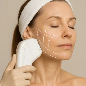 Woman having HI-FU to reduce wrinkles call LA LIPO Shirley Now!