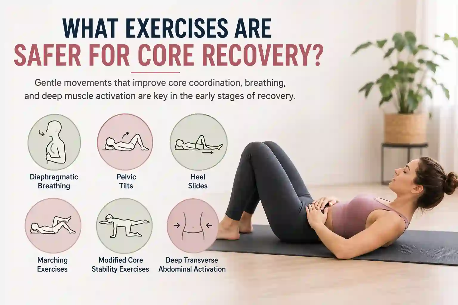 Which exercises may help diastasis recti Shirley?